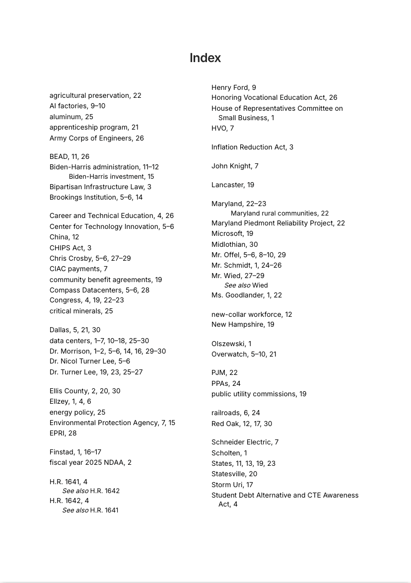 How to actually use a 291-page congressional hearing transcript